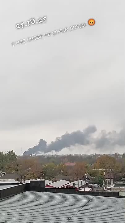 Чингис Дамбиев: Жители н.п. Лозовая Харьковской области осуществляют визуальный контроль последствий сегодняшнего прилета русских "Гераней" по объекту критической инфраструктуры противника