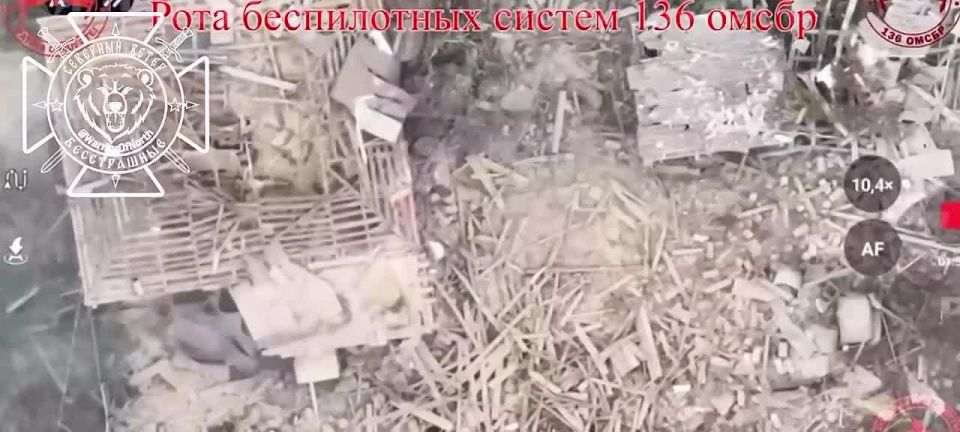 Уничтожение украинского пункта управления БПЛА ВСУ в Волчанске