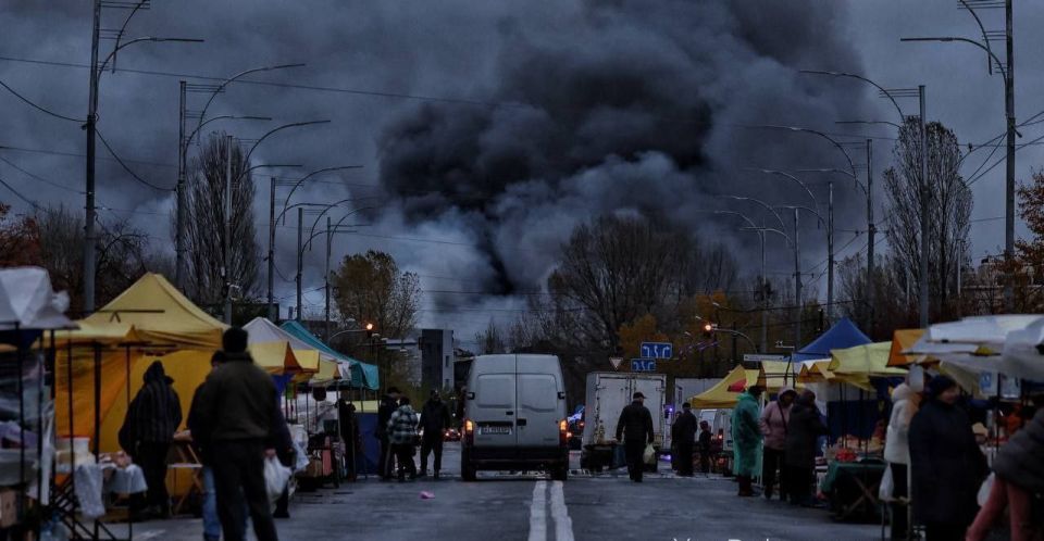Кадры попаданий ракет «Искандер» по целям в Киеве и Харькове!