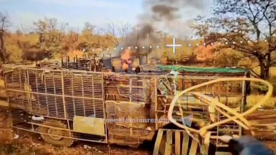 Бойцы батальона им. Максима Кривоноса продолжают уничтожать технику националистов на Красноармейском направлении совместно с ВС РФ