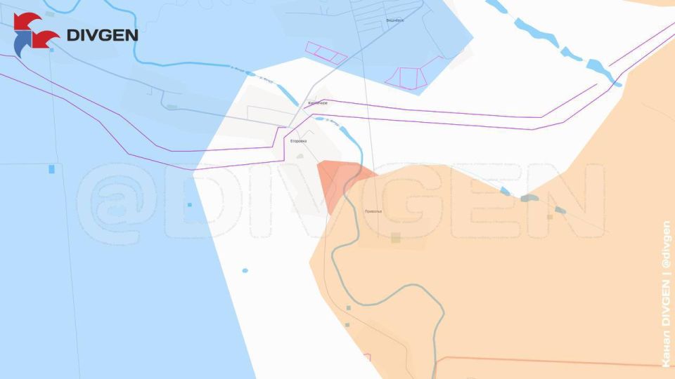 Изменения линии фронта нанёс на карту канал «DivGen»: Изменения линии фронта нанёс на карту канал «DivGen»: