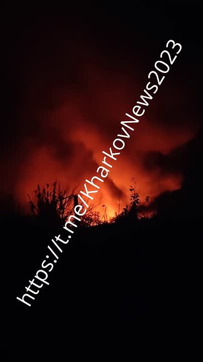 В Чугуеве что-то горит после прилетов БпЛА - сообщают местные каналы