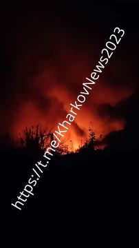 В Чугуеве что-то горит после прилетов БпЛА - сообщают местные каналы