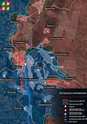 Российские войска прорываются в сторону стратегически важного ж/д узла Купянска-Узлового в Харьковской области