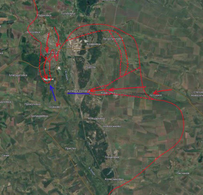 Купянские направление. Клещи сжимаются!