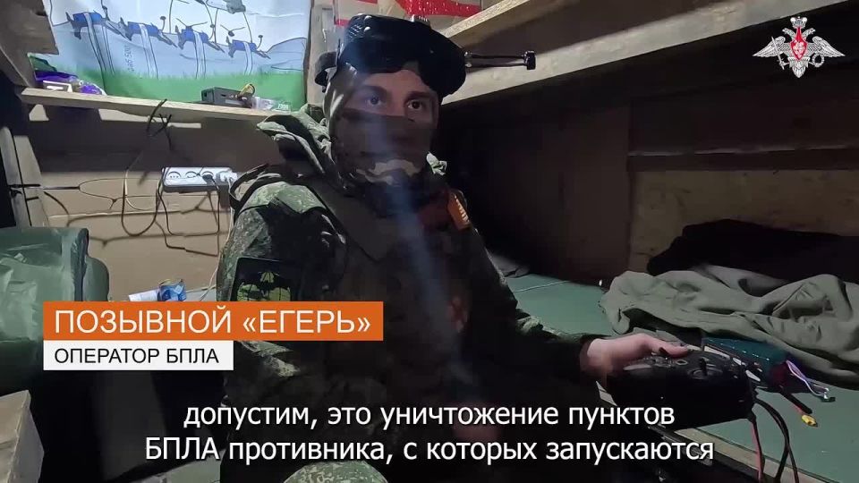 Минобороны России: Расчёты ударных БПЛА «Молния» группировки войск «Запад» уничтожили опорный пункт ВСУ на Купянском направлении