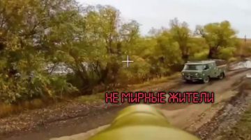 Очередная встреча российского дрона-ФПВ на оптоволокне и местных жителей в районе Купянска