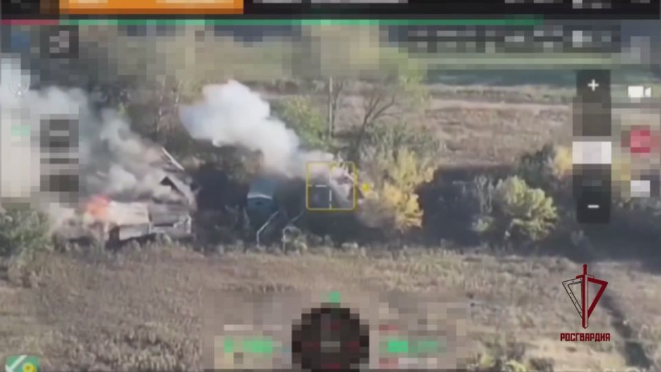 Военнослужащие Росгвардии уничтожили расчёт РЭБ и пункт управления БПЛА противника на харьковском направлении