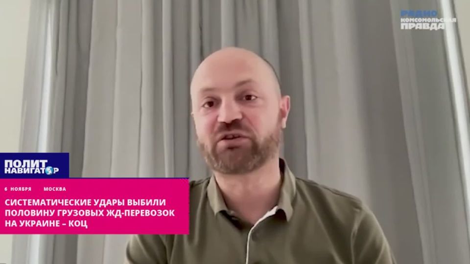 Систематические удары уже выбили половину грузовых Ж/Д-перевозок на Украине – Коц