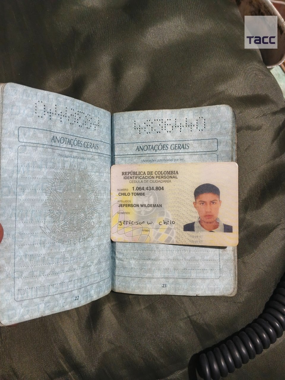 Юрий Котенок: Документы латиноамериканских наемников, уничтоженных Русской Армией на Харьковском направлении Юрий Котенок: Документы латиноамериканских наемников, уничтоженных Русской Армией на Харьковском направлении