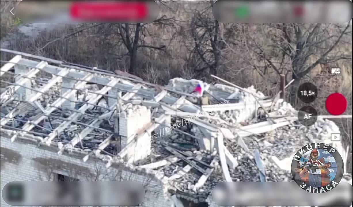 Флаг РФ был поднят в южной части Волчанска