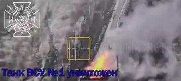 Операторы FPV-дронов из 11-го армейского корпуса и 6-й армии сожгли два вражеских танка, ехавших на позицию около села Колодези в Харьковской области