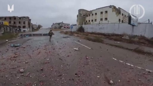 Купянск, здание суда. Кадры со стороны ВСУ