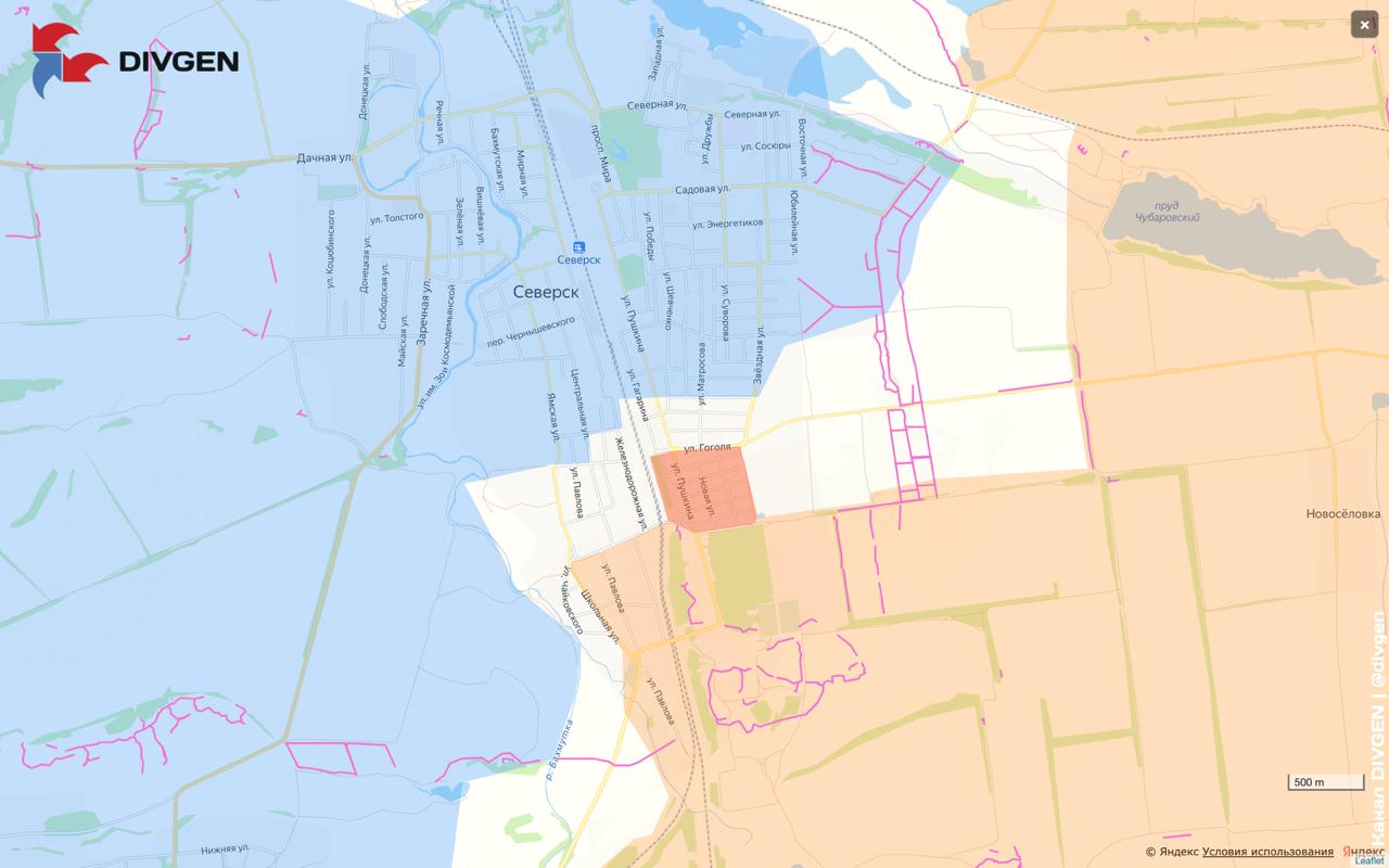 Засада на группу украинской пехоты на южной окраине Северска, где уже закрепились российские штурмовые отряды Засада на группу украинской пехоты на южной окраине Северска, где уже закрепились российские штурмовые отряды