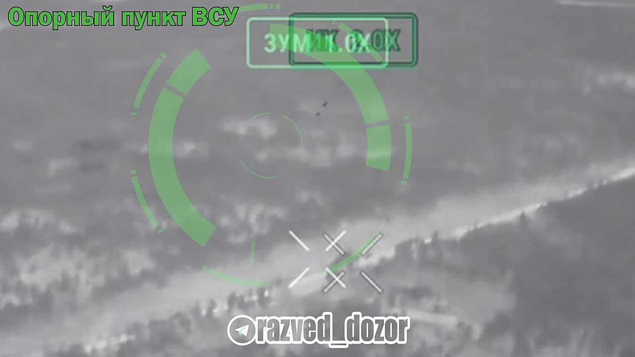 Расчёты тяжёлой огнемётной системы группировки "Север" нанесли удар по опорному пункту ВСУ, расположенному в лесопосадке в окрестностях Волчанска Харьковской области