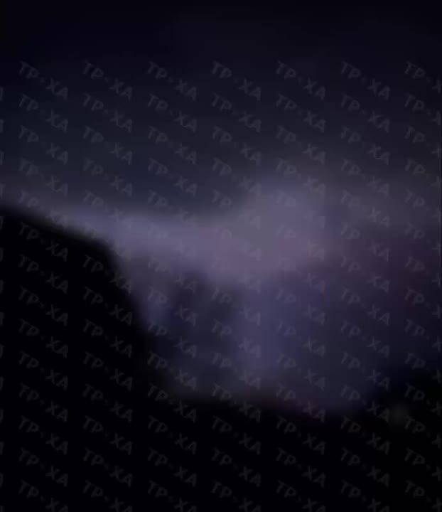 Небо над Харьковом во время атаки