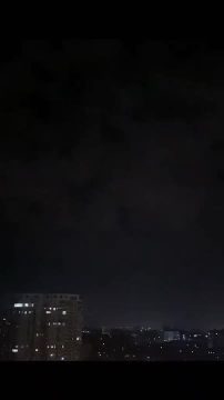 Герани хорошо подсветили Харьков прошедшей ночью