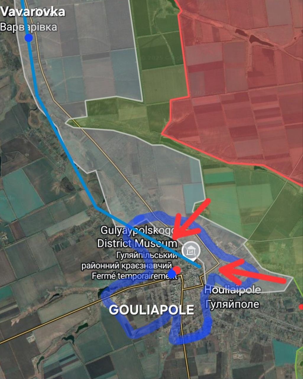 НА ФРОНТЕ ГУЛЯЙПОЛЯ. Предыдущий пост о Гуляйполе На южном фронте российские войска смогли продвинуться глубже в восточные кварталы Гуляйполя