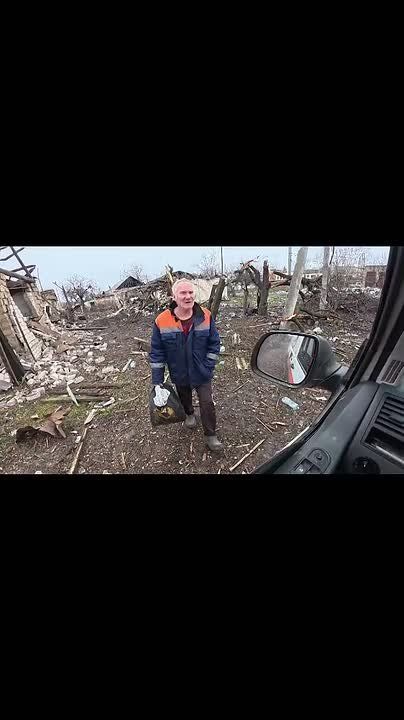 Купянский район (левый берег) со стороны украинского волонтёра