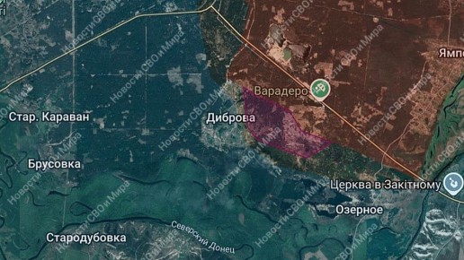 Зоны контроля и продвижение ВС РФ на участках фронта: