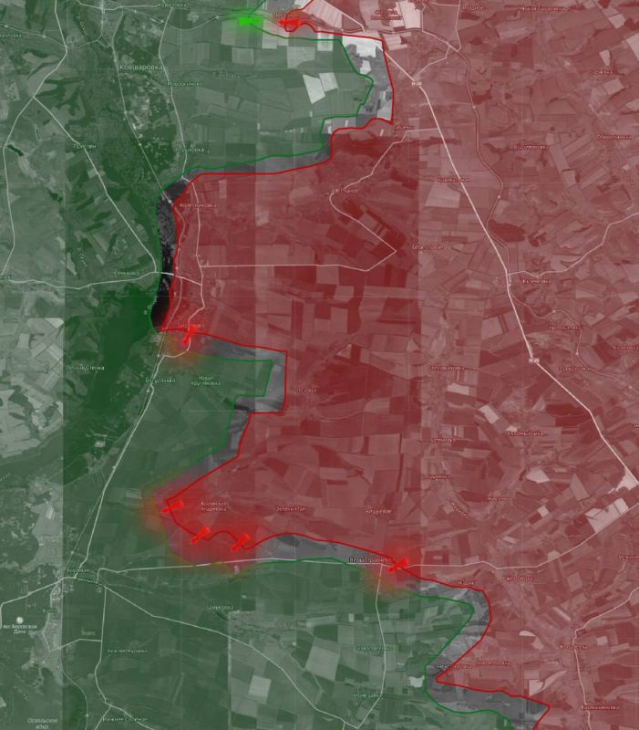 «На Купянском направлении ВС РФ заняли Боровскую Андреевку, продвинувшись к северо-западу от населенного пункта