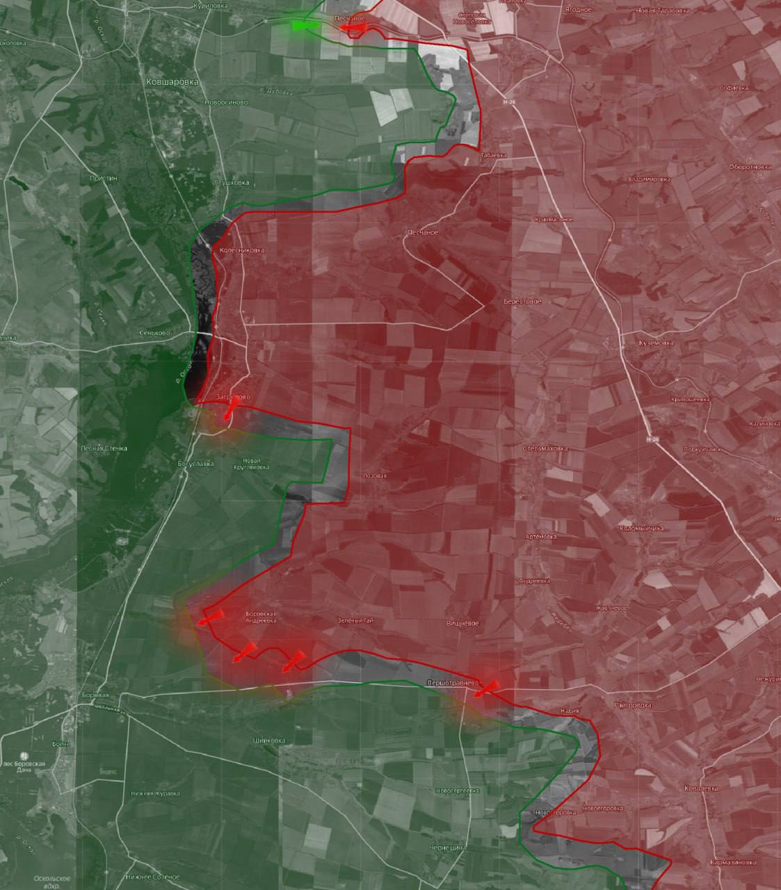 «На Купянском направлении ВС РФ заняли Боровскую Андреевку, продвинувшись к северо-западу от населенного пункта