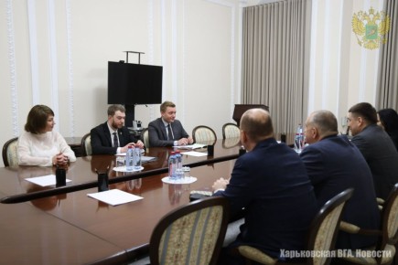 Заместитель Главы ВГА Харьковской области по внутренней политике Александр Слисаренко встретился с первым заместителем Председателя Правительства Рязанской области Денисом Боковым