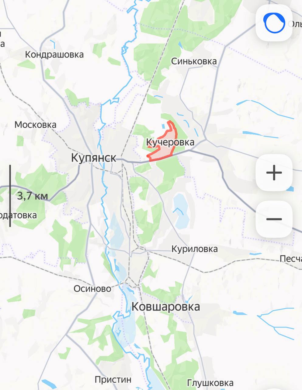 Пока укропы рисовали себе медиаперемоги с закидыванием в Купянск колумбийских наёмышей и выкладывали видео с их гоу-про, у них с восточного фланга отскакивает Кучеровка и Петропавловка