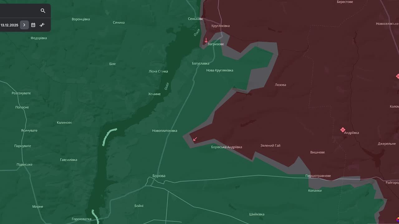 Серая зона на карте противника перерезала дорогу между Новоплатоновкой и Богуславкой в Харьковской области — обращает внимание канал "Пролив Сталина"
