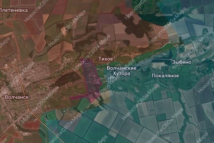 1. Волчанские Хутора. Наши воины продвинулись и заняли позиции в западной части нп