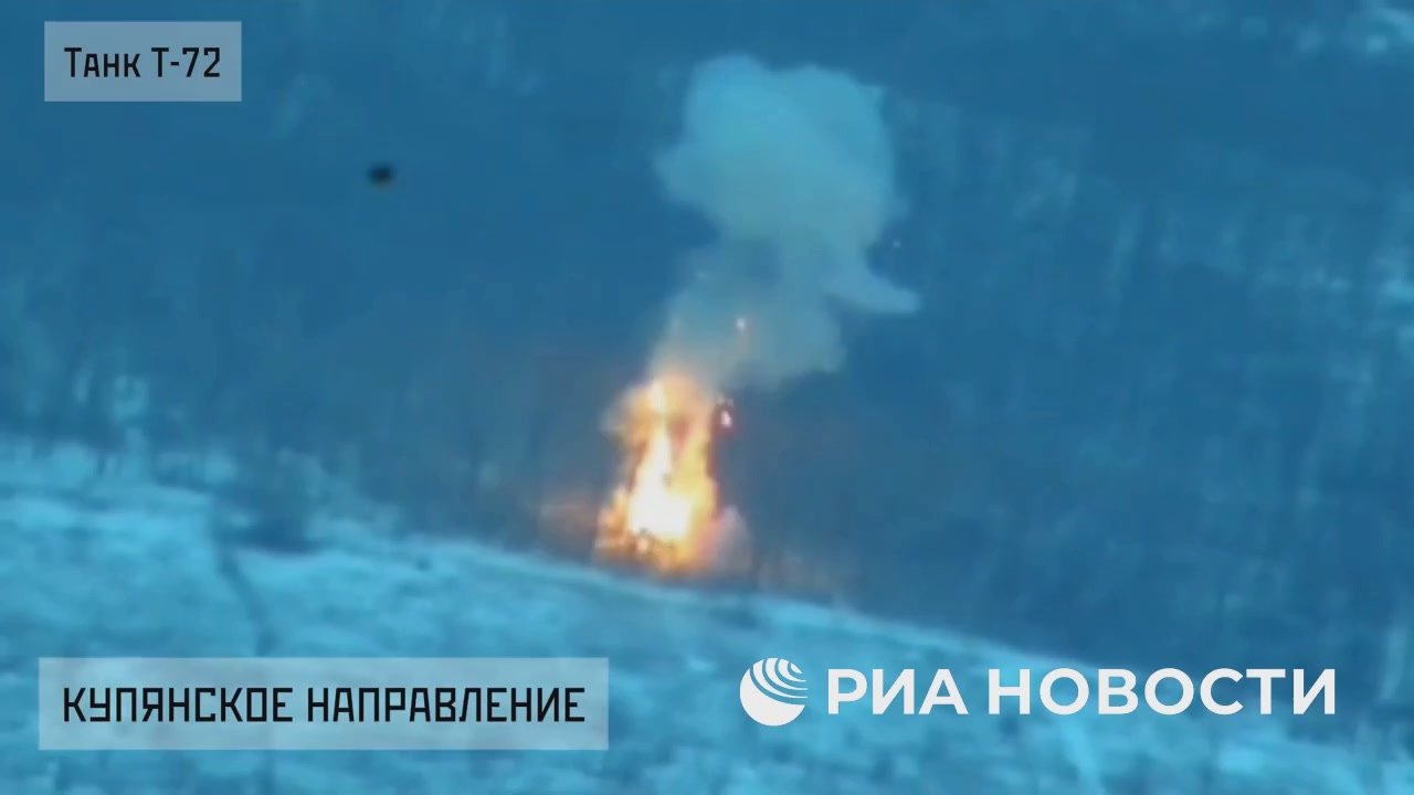 До 70 единиц техники уже уничтожили российские беспилотники в районе Купянска в новом году