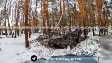 Уничтожение украинской замаскированная БМП-2 на Купянском направлении