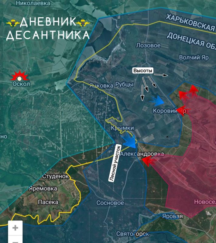 Изюмское направление ( данные от @DnevnikDesantnika)