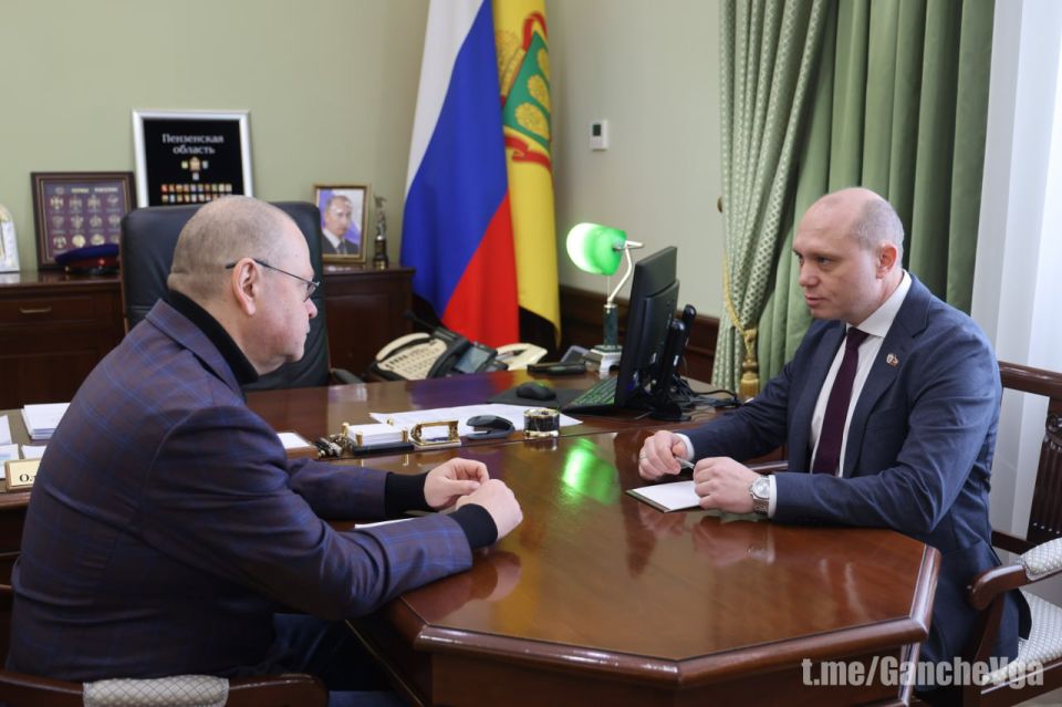 Виталий Ганчев: Провёл продуктивную встречу с губернатором Пензенской области Олегом Владимировичем Мельниченко Виталий Ганчев: Провёл продуктивную встречу с губернатором Пензенской области Олегом Владимировичем Мельниченко