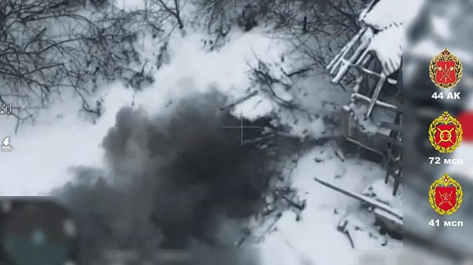 «Завтра» не наступило. В ходе разведки на Харьковском направлении расчёт БпЛА 41 мсп 44 Армейского корпуса выявил укрытие ВСУшников