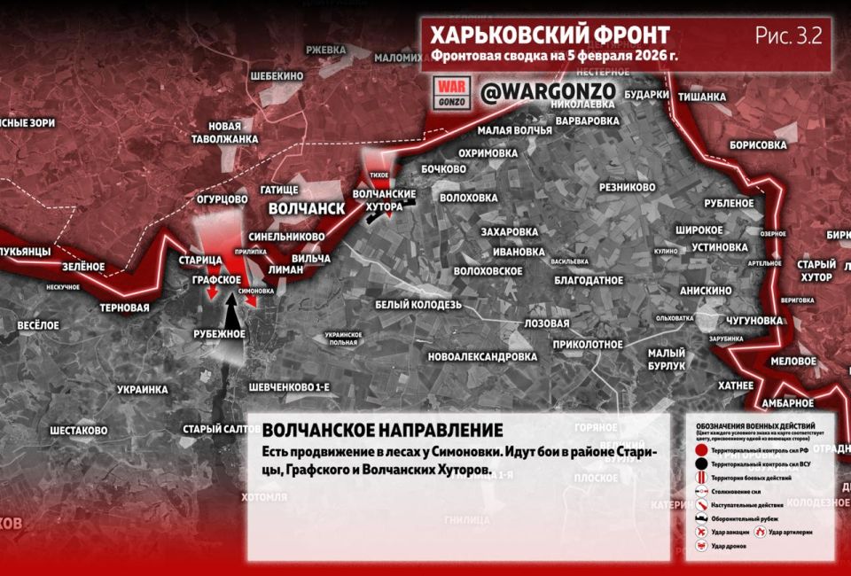 WarGonzo: Фронтовая сводка на утро 05.02.26 WarGonzo: Фронтовая сводка на утро 05.02.26