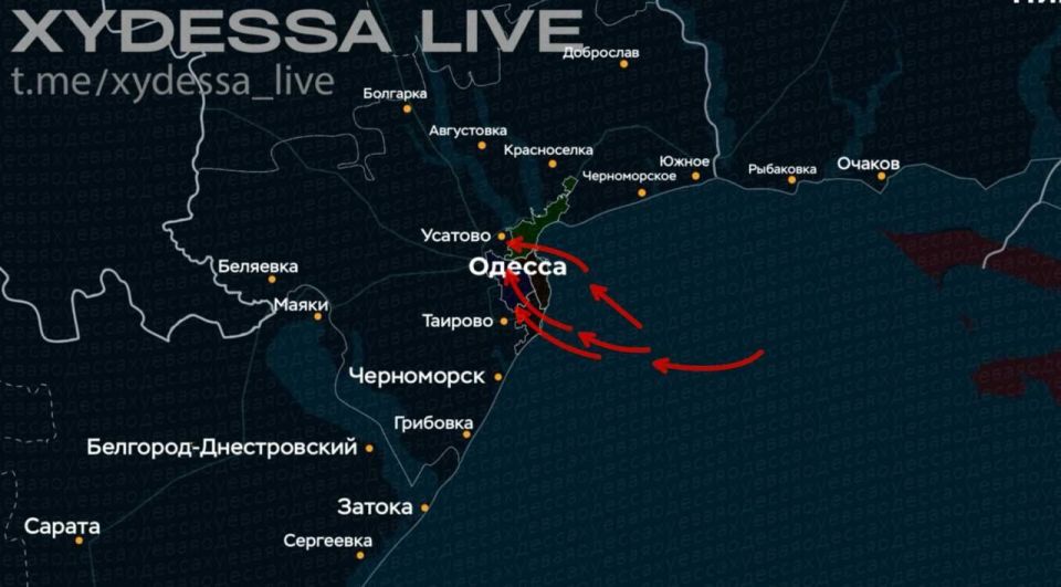 Ночные удары ВС РФ по территории противника