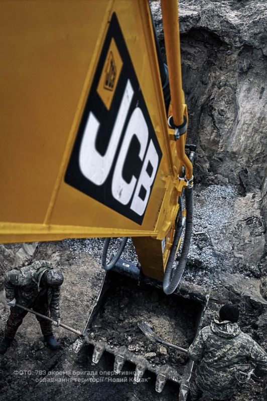 Инженерные сооружения ВСУ. Строительство февраль 2026 года Инженерные сооружения ВСУ. Строительство февраль 2026 года