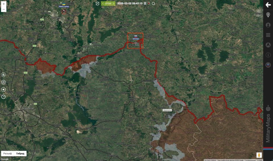 Круглое В ходе ожесточенных боев штурмовые подразделения 12 сб 69 мсд 6 гв. ОА группировки войск "Север" сломили упорное сопротивление украинских пограничников (1 ПОГО) и освободили село Круглое Волчанского района...