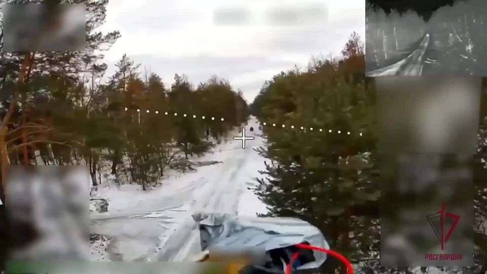 Оператор БПЛА Росгвардии уничтожил вражеский квадроцикл на харьковском направлении