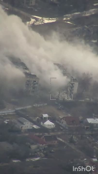 Момент удара по позициям ВСУ в н.п.Баровая Харьковской области