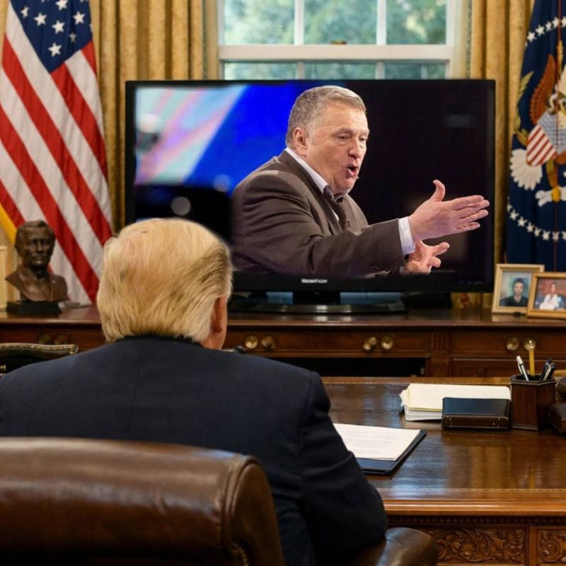 Трамп за пересмотром Жириновского, чтоб знать, как действовать дальше