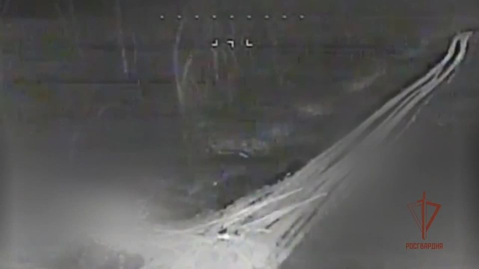 Оператор БПЛА Росгвардии срывает запуск вражеской «Бабы-Яги»: кадры с харьковского направления