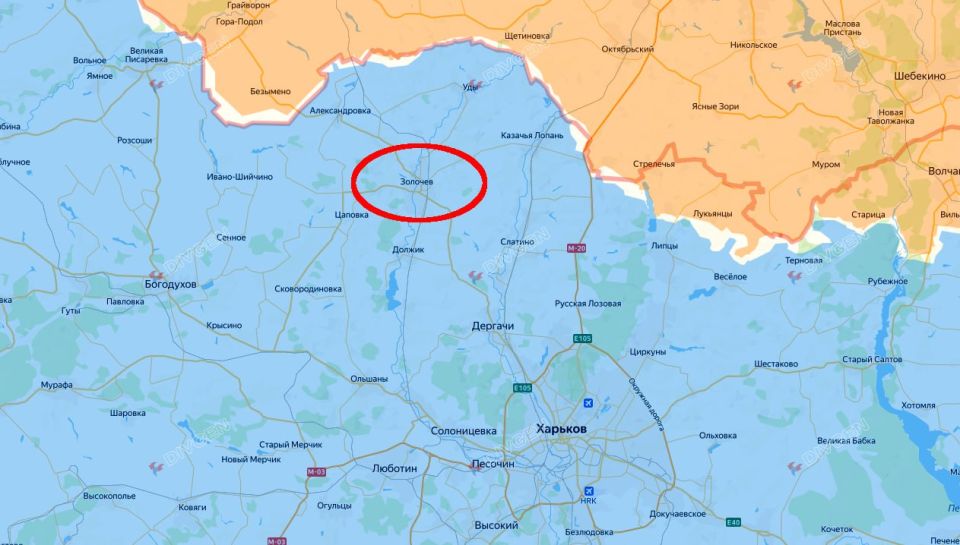 Сегодня утром ракетные войска России нанесли залповый ракетный удар в районе Золочева Харьковской области