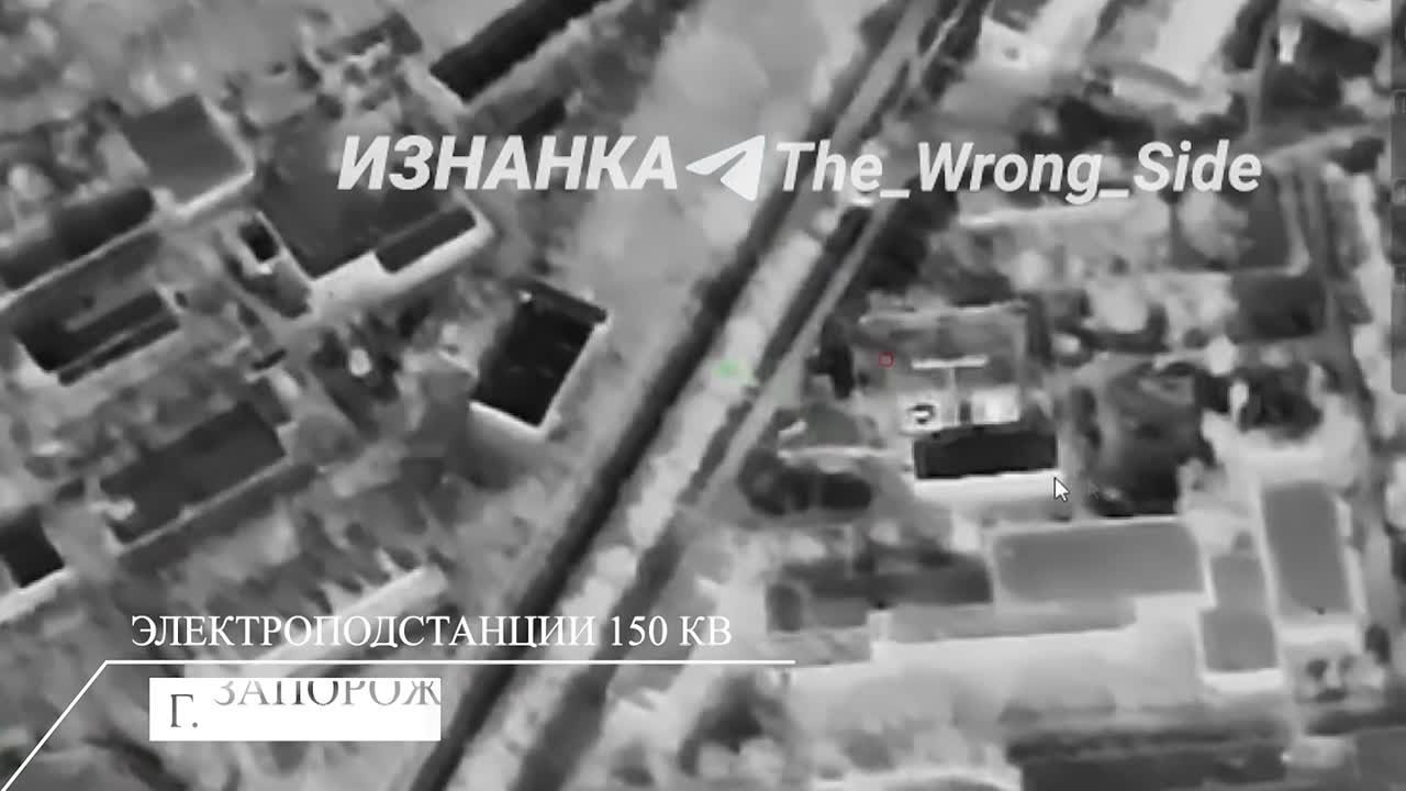 На кадрах ОК поражение объектов инфраструктуры "Геранями" по порядку: