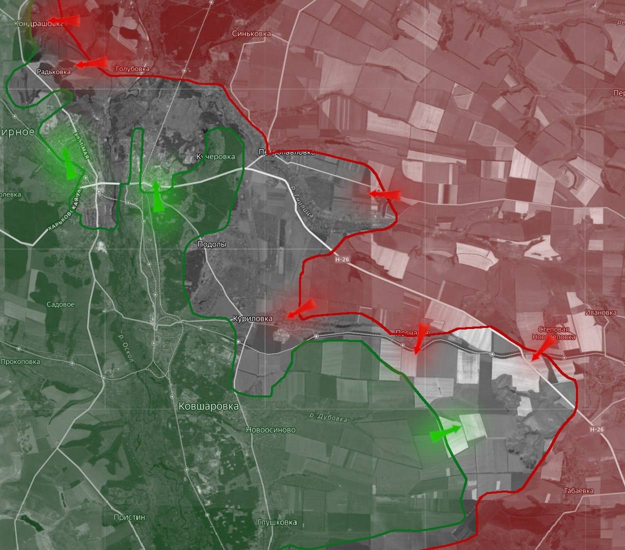 «На Купянском направлении продолжаются тяжелые бои на нескольких участках