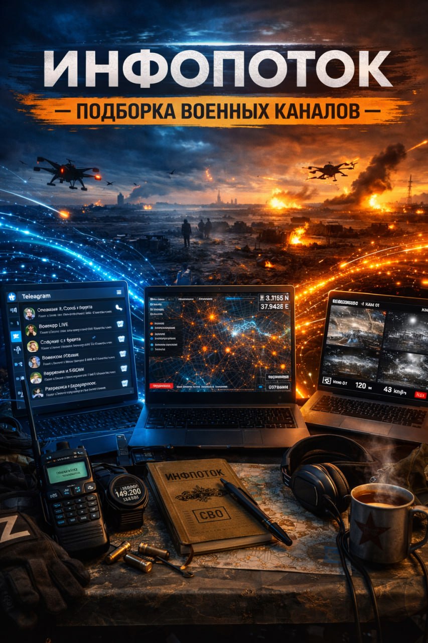 ИНФОПОТОК — подборка военных Telegram-каналов