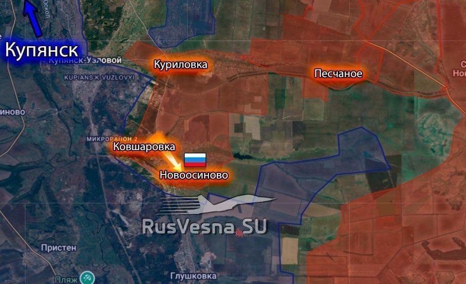 Армия России освободила Новоосиново Харьковской области и Луговское Запорожской области