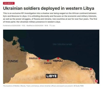 Киевский режим тайно разместил в западной Ливии около 200 военных и специалистов для охоты на российские корабли