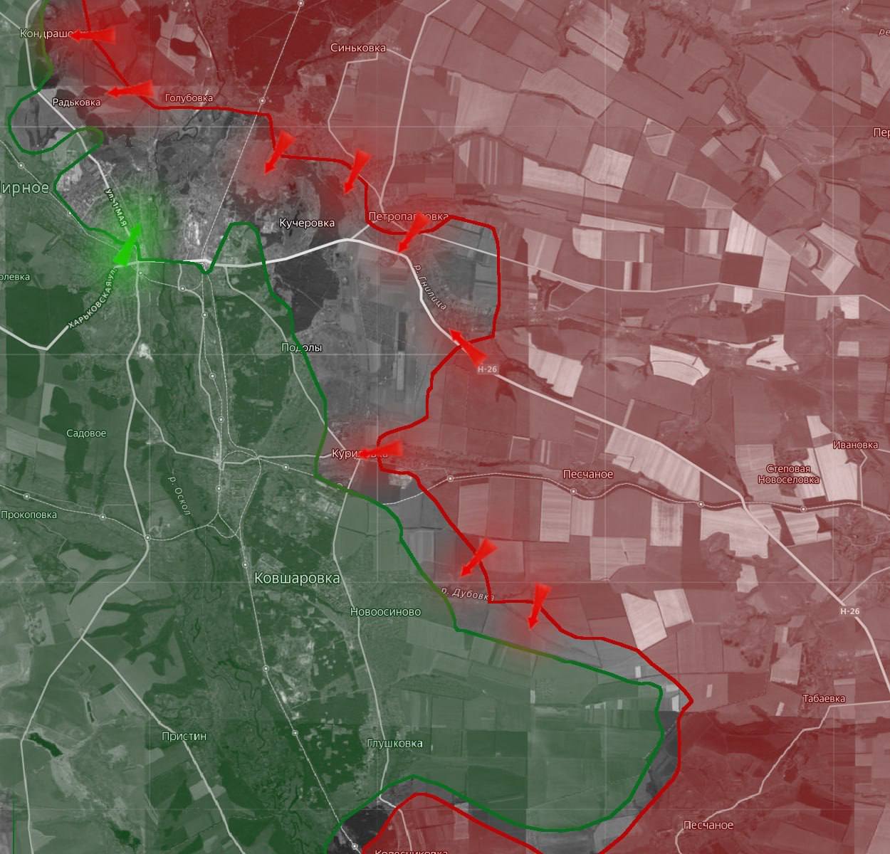 «На Купянском направлении продолжаются встречные бои малых групп на севере одноименного города